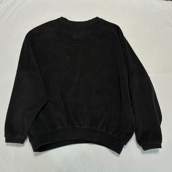My Melody X Loveis Sanrio Womens Crewneck Sweatshirt One Size Black Anime Velour - Picture 5 of 5